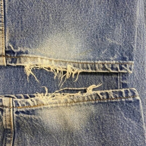 Vtg Levis 501xx Button Fly Blue Jeans USA MADE Denim Pants 501-0000 Size 36 x 36 - Picture 6 of 7